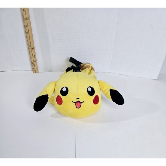 Pokémon Other - Pokémon Pikachu Plush Backpack Bag 2007 NWT Vintage Tongue Out
